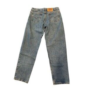 Vintage barril  style Levis‎ 550 Jeans 34 -90s Stonewash Tapered  Orange Tab